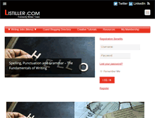 Tablet Screenshot of listiller.com